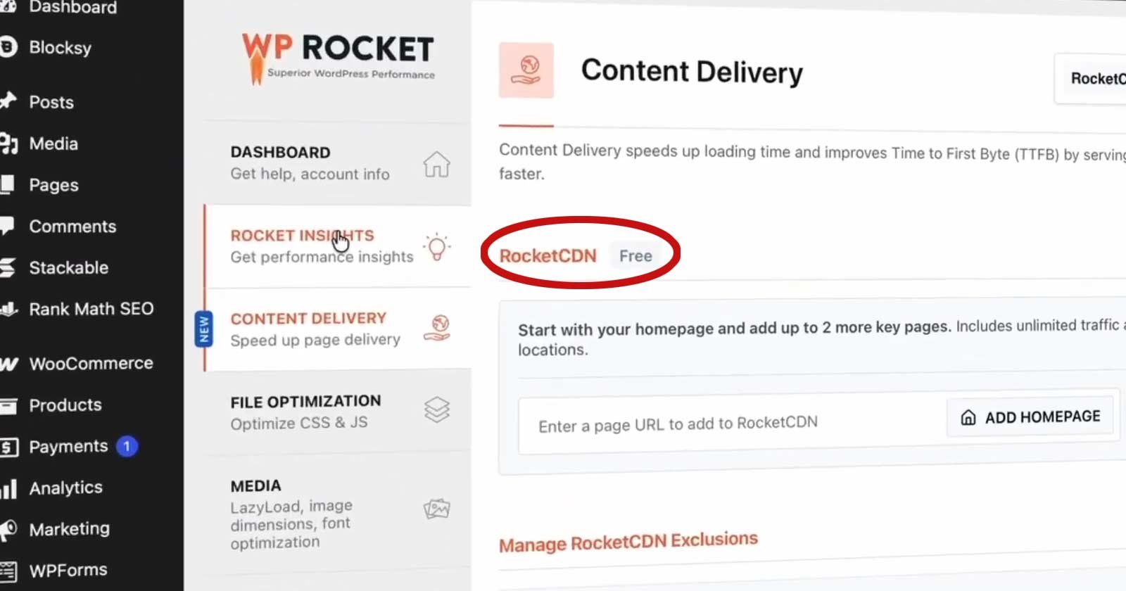 WP Rocket is now providing a complimentary CDN for your critical pages.